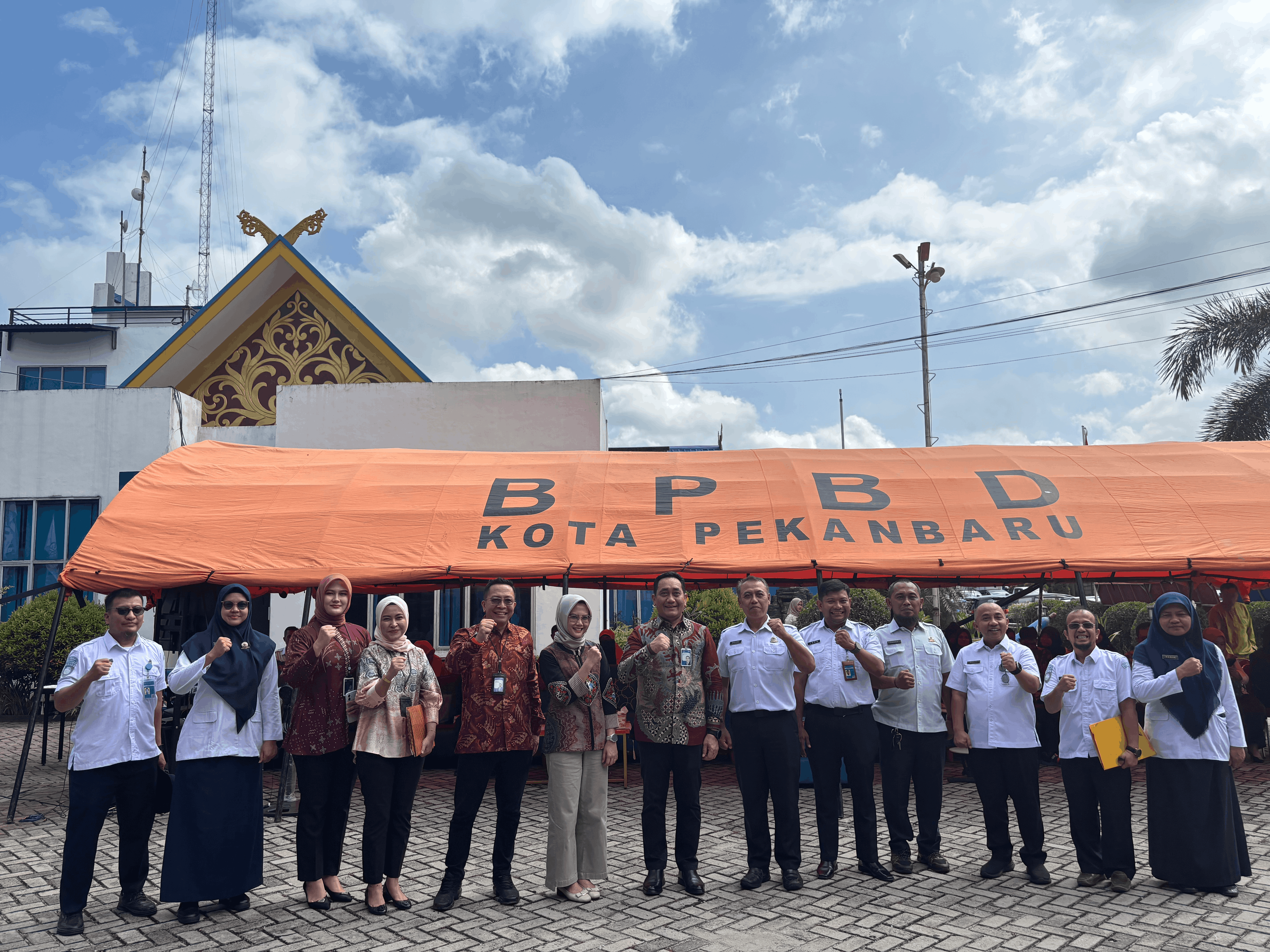 Perjanjian Kerja Sama BRI Cabang Pekanbaru Sudirman dengan Stasiun Meteorologi Sultan Syarif Kasim II Pekanbaru