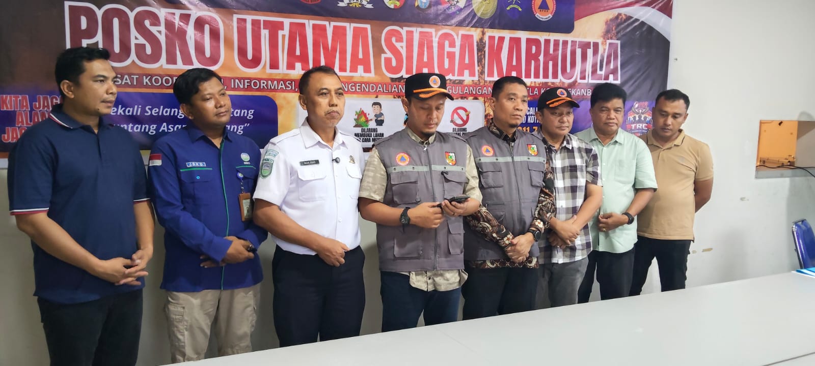 Antisipasi Dampak Asap Karhutla bagi Pelajar dan Warga, BMKG Hadiri Rapat Posko Utama Bersama Pemko Pekanbaru