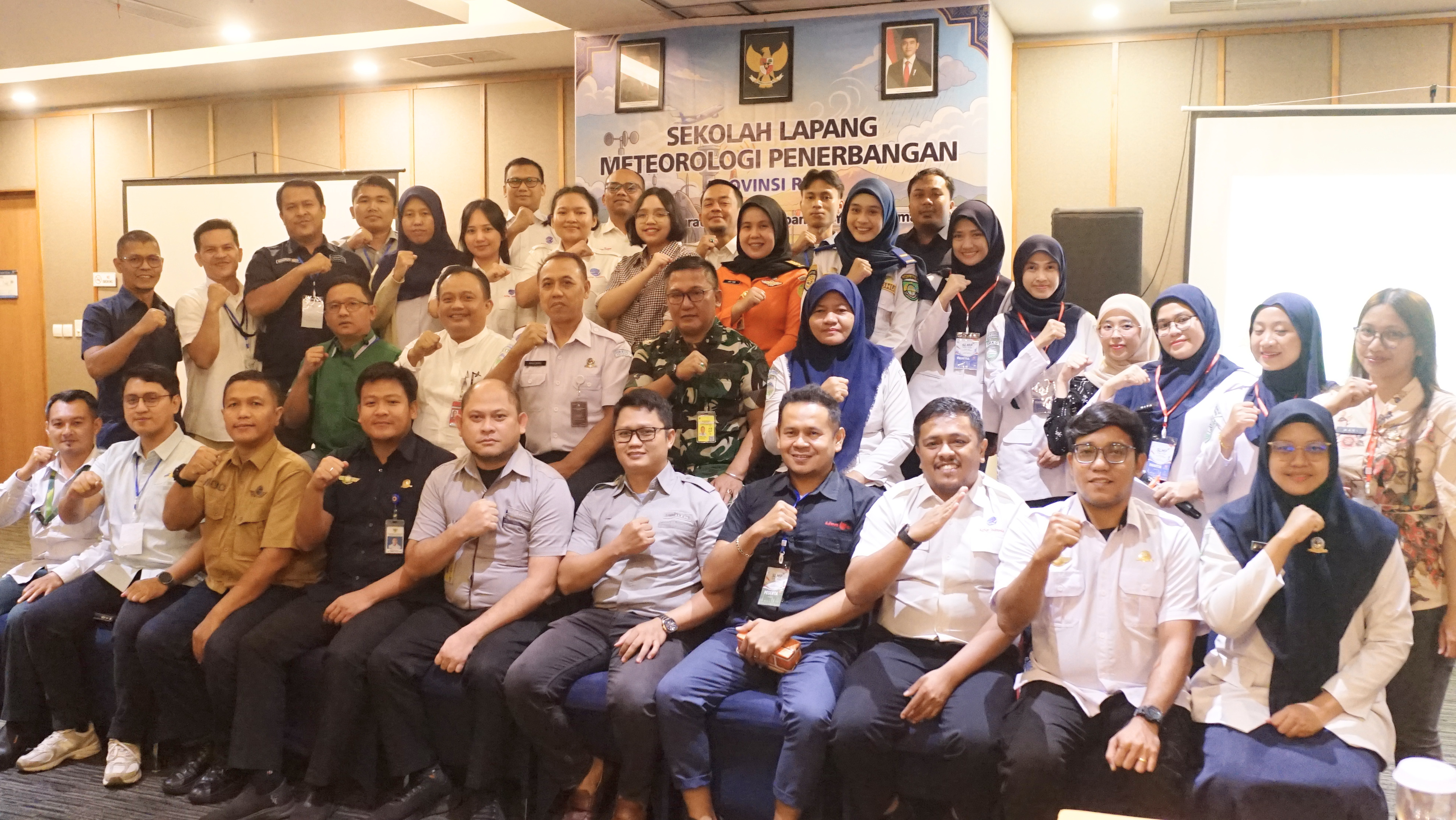 Sekolah Lapang Cuaca Penerbangan di Riau, Wujudkan Pemahaman Cuaca untuk Penerbangan yang Lebih Aman